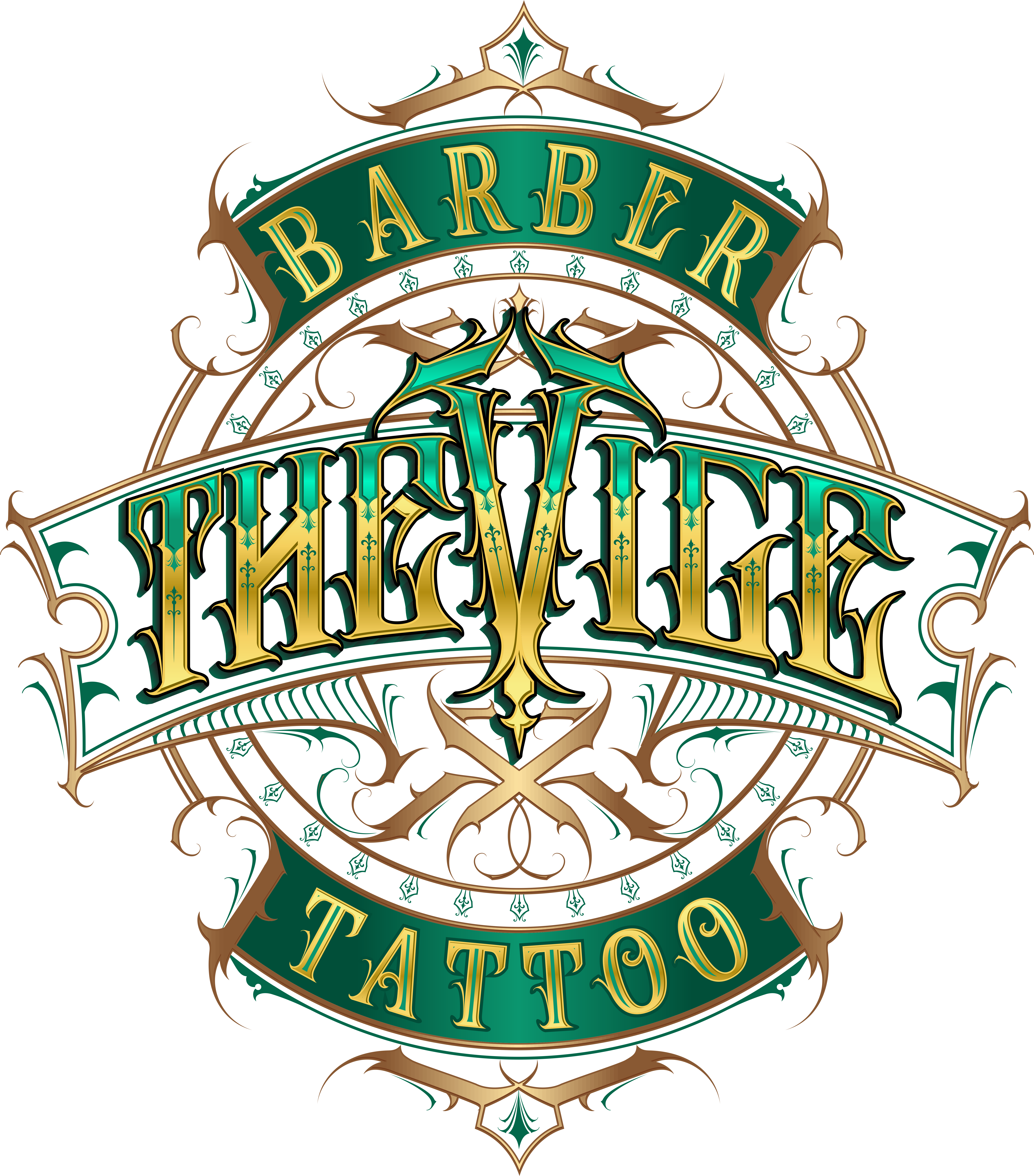 The Vice Barber and Tattoo Shop Logo